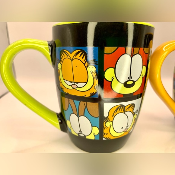 Rare and Unique Garfield Mug Set - Garfield and Odie - Jim Davis - Paws - Picture 6 of 10